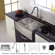 Kraus 30 inch Single Bowl Stainless Steel Kitchen Sink with Chrome Kitchen Faucet and Soap Dispenser