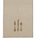 Eastern Accents Rustique Burlap Table Runner