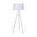 Lights Up! Weegee Floor Lamp in Brushed Nickel