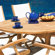 Three Birds Casual Teak Chelsea Riviera 4 Piece Dining Set