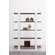 Hokku Designs Ellise Bookcase/Display Stand in Matte Walnut and White