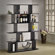Hokku Designs Fuzion Bookcase/Display Stand in Black