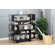 Hokku Designs Celio Three-Tier Bookcase / Display Cabinet in Black