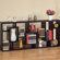 Hokku Designs Bradshaw Unique Bookcase / Display Cabinet in Red Cocoa
