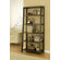 Hokku Designs Heida Five-Shelves Ladder Style Bookcase / Display Cabinet in Warm Coffee Bean