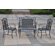 International Caravan Iron Patio 4 Piece Bench Seating Group