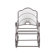 International Caravan Iron Patio Sun Ray Bronze Rocking Chair