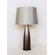 Babette Holland Val Table Lamp in Smoke with Platinum Silk Shade