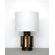 Babette Holland Michelle Table Lamp with White Linen Shade in Adobe Shadow
