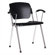 Via Seating Cali Stack Chair with Black Frame