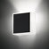 Vibia Beta Square Wall Sconce in Soft Black Lacquer
