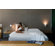 Vibia Alpha Wall Sconce in Satin Nickel and White Lacquer