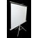 Elite Screens MaxWhite Tripod Series Tripod / Portable Pull Up Projector Screen - 113" Diagonal in White Case