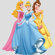 Fathead Aurora, Cinderella and Belle Wall Graphic