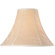 Lite Source Bell Lamp Shade in Beige Crinkled