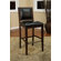 American Heritage Bryant Stool in Espresso with Toast Leather