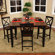 American Heritage Rosetta 5 Piece Counter Height Dining Set