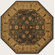 Couristan Royal Kashimar Cypress Garden Black Rug