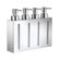 Smedbo Outline Four Containers Soap and Lotion Dispenser in Polished Chrome
