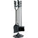 Uniflame Corporation 4 Piece Metal Fireplace Tool Set