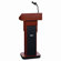 AmpliVox Sound Systems Executive Adjustable Sound Lectern, Column, 24w x 17-1/2d x 36 to 44h, Mahogany                                              