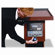 AmpliVox Sound Systems Executive Adjustable Sound Lectern, Column, 24w x 17-1/2d x 36 to 44h, Mahogany                                              