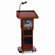 AmpliVox Sound Systems Presidential Plus Adjustable Wireless Column Lectern, 20 x 13 x 46-1/2, Mahogany