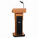 AmpliVox Sound Systems Presidential Plus Adjustable Wireless Column Lectern, 20 x 13 x 46-1/2, Med Oak