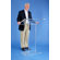 AmpliVox Sound Systems Large Top Clear Acrylic Lectern
