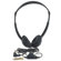 AmpliVox Sound Systems Personal Multimedia Stereo Headphones with Volume Control, Black                                                             
