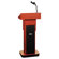 AmpliVox Sound Systems Presidential Plus Adjustable Wireless Column Lectern, 20 x 13 x 46-1/2, Mahogany