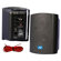 AmpliVox Sound Systems Powered Wall or Ceiling Mount Stereo Speakers