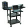 AmpliVox Sound Systems Adjustable Height Cart in Black