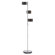 Cal Lighting Three Light Floor Lamp in Chrome