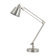 Cal Lighting Udbina Metal Desk Lamp in Brushed Steel