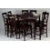 Comfort Decor Contemporary X Back Counter Height Chair