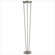 Adesso Odyssey Floor Lamp in Satin Steel