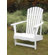 International Concepts Adirondack White Chair
