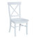 International Concepts Cross Back Side Chair (Set of 2)