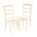International Concepts Madrid Ladderback Side Chair (Set of 2)