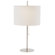 Fangio Lighting Table Lamp in Brushed Steel