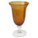 Artland Iris Footed Iced Tea Glass in Amber (Set of 4)