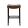 Armen Living Tudor Wrangler Backless Barstool in Brown