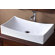 Ronbow Rectangle Ceramic Vessel Sink without Overflow in White