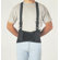 Allegro Black Economy Belt 8" Back Support w/Suspenders Size Large 38" To 47"