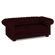Distinction Leather Tufted Chesterfield Leather Sleeper Sofa