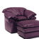 Distinction Leather Meridian Leather Chair and Ottoman