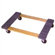 Wesco Manufacturing Open Deck Wood Dolly with 4" Casters and Carpet Ends