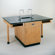 Diversified Woodcrafts 4 Student Double Faced Workstation With Cupboard