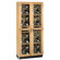 Diversified Woodcrafts Micro-Charger Glass Door Cabinet